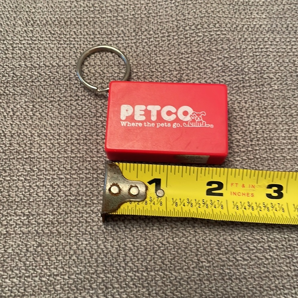 Vintage PETCO Dog Training Clicker Key Chain - Picture 3 of 6